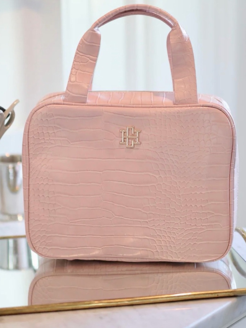 Caroline Hill Blush EC Punta Cana Large Makeup Case